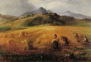 John MacWhirter Harvesting in Arran painting
